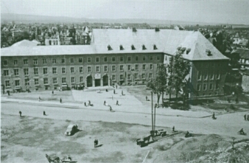 Das Gebäude vor der Zerstörung im Jahre 1944
